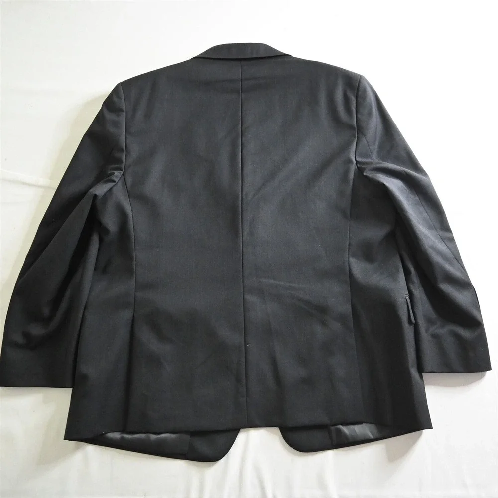 Pronto Uomo Platinum 48R‎ Gray Executive 100% Wool Blazer Suit Jacket Sport Coat